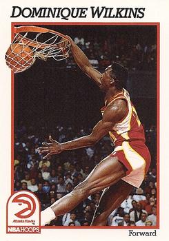 1991-92 Hoops #7 Dominique Wilkins Front