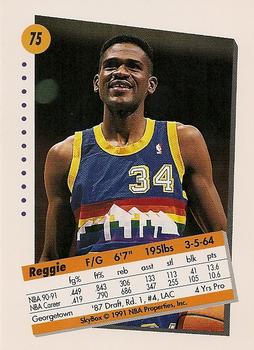1991-92 SkyBox #75 Reggie Williams Back