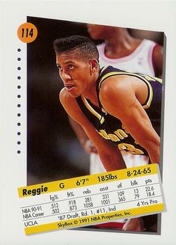1991-92 SkyBox #114 Reggie Miller Back