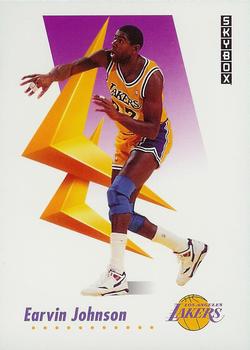 1991-92 SkyBox #137 Magic Johnson Front