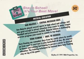 1991-92 SkyBox #342 Physical Education Back