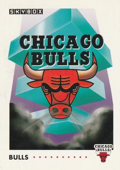 1991-92 SkyBox #354 Chicago Bulls Front