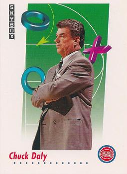 1991-92 SkyBox #385 Chuck Daly Front