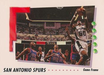 1991-92 SkyBox #428 San Antonio Spurs Front
