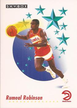 1991-92 SkyBox #486 Rumeal Robinson Front