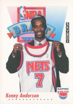 1991-92 SkyBox #514 Kenny Anderson Front