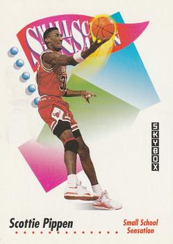 1991-92 SkyBox #606 Scottie Pippen Front