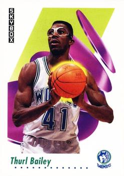 1991-92 SkyBox #635 Thurl Bailey Front
