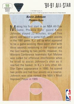 1991-92 Upper Deck #59 Kevin Johnson Back