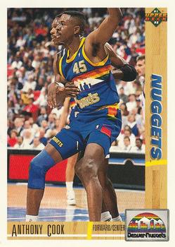 1991-92 Upper Deck #203 Anthony Cook Front