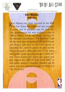 1991-92 Upper Deck #51 Karl Malone Back