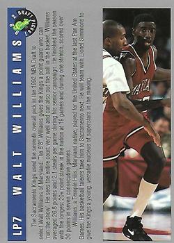 1992 Classic Draft Picks - Limited Prints #LP7 Walt Williams Back