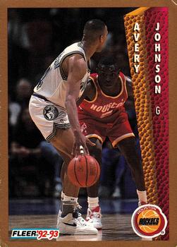 1992-93 Fleer #81 Avery Johnson Front