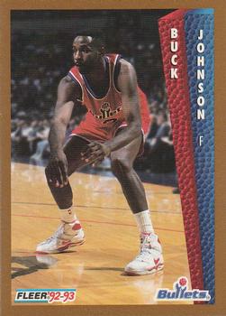 1992-93 Fleer #438 Buck Johnson Front