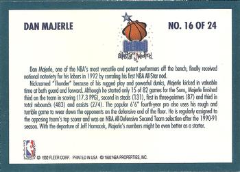 1992-93 Fleer - All-Stars #16 Dan Majerle Back