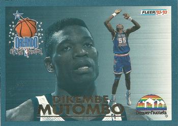1992-93 Fleer - All-Stars #19 Dikembe Mutombo Front