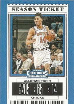 2019 Panini Contenders Draft Picks #1 Allonzo Trier Front