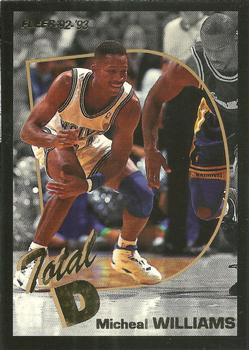 1992-93 Fleer - Total D #8 Micheal Williams Front