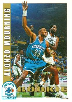 1992-93 Hoops #361 Alonzo Mourning Front