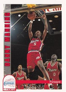 1992-93 Hoops #101 Danny Manning Front