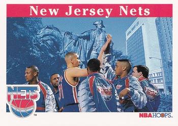 1992-93 Hoops #282 New Jersey Nets Front