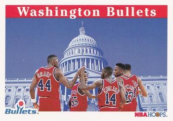 1992-93 Hoops #292 Washington Bullets Front