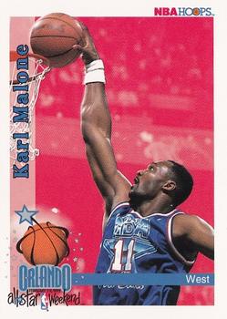 1992-93 Hoops #311 Karl Malone Front