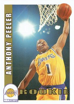 1992-93 Hoops #410 Anthony Peeler Front
