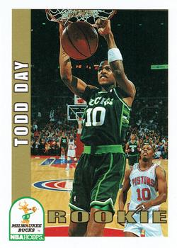 1992-93 Hoops #416 Todd Day Front