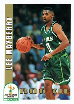 1992-93 Hoops #419 Lee Mayberry Front