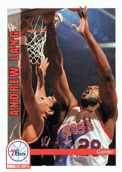 1992-93 Hoops #446 Andrew Lang Front