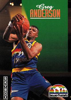 1992-93 SkyBox #57 Greg Anderson Front