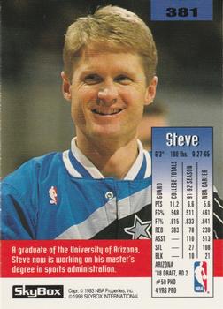 1992-93 SkyBox #381 Steve Kerr Back