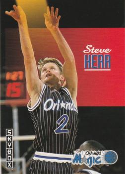 1992-93 SkyBox #381 Steve Kerr Front