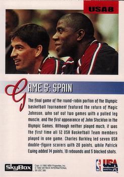 1992-93 SkyBox - Olympic Team #USA8 Patrick Ewing Back