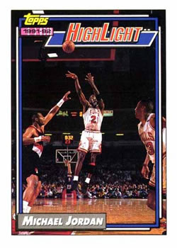 1992-93 Topps #3 Michael Jordan Front