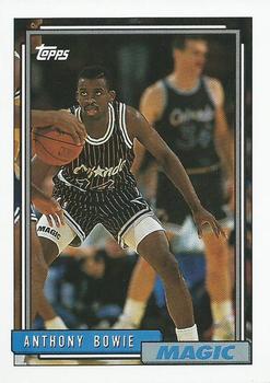 1992-93 Topps #15 Anthony Bowie Front
