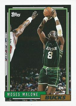 1992-93 Topps #74 Moses Malone Front