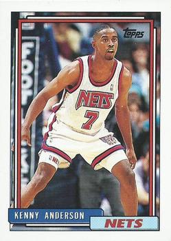 1992-93 Topps #95 Kenny Anderson Front
