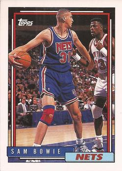 1992-93 Topps #132 Sam Bowie Front