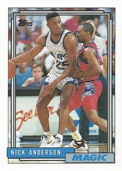 1992-93 Topps #142 Nick Anderson Front