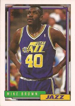 1992-93 Topps #177 Mike Brown Front