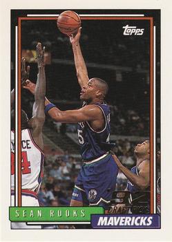 1992-93 Topps #292 Sean Rooks Front