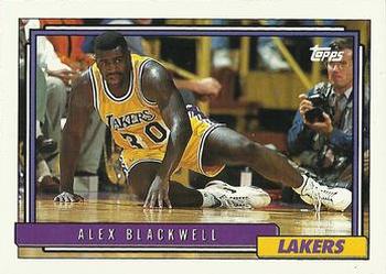 1992-93 Topps #371 Alex Blackwell Front
