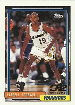 1992-93 Topps #392 Latrell Sprewell Front