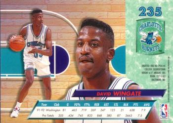 1992-93 Ultra #235 David Wingate Back