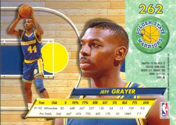 1992-93 Ultra #262 Jeff Grayer Back