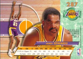 1992-93 Ultra #287 James Edwards Back
