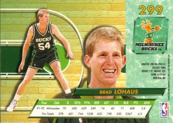 1992-93 Ultra #299 Brad Lohaus Back