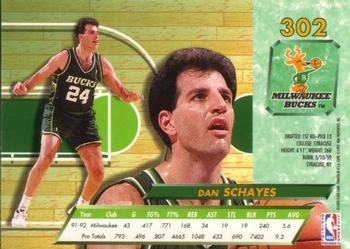 1992-93 Ultra #302 Dan Schayes Back